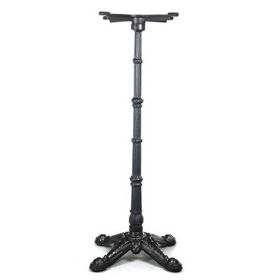 China Contemporary Hot Selling 4 Toes Cast Iron Table Base Bistro Table With Marble Top for sale