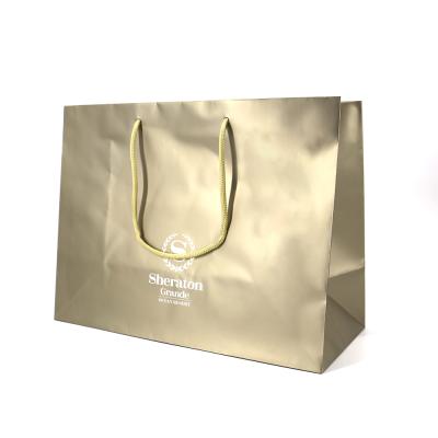 China Custom Luxury Cosmetic Shopping Gift Recycled Materials Logo Eco Friendly Recycled Packaging Paper Bags for sale