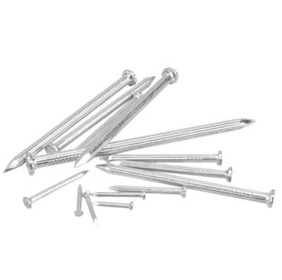 China China Flat Concrete Nails Galvanized Steel Construction Leg Building Material Soft Galvaizned Steel Flat Round Head for sale