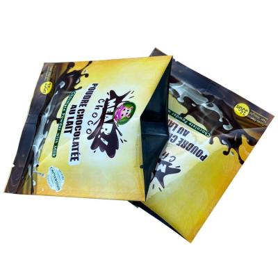 China Custom Printing Candy Moisture Proof Food Mylar Sealing Back Pouch Chocolate Milk Powder Packaging Bag for sale