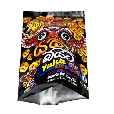 China Moisture Proof Custom Potato Chips Packaging Bag Logo Printing Aluminum Foil Snack Food Popcorn Plastic Bag for sale