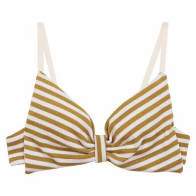 China Small Breathable Underwear Sexy Suit Chest Gathers Cute Student Girls Seamless Steel Ring Triangle Cup Bra for sale