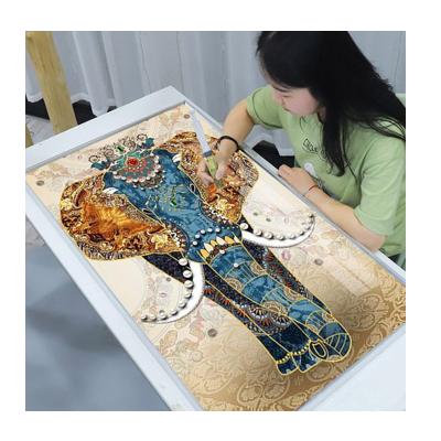 China Diamond Painting Kit Hand Painted Making Service For 5D Customized Diamond Painting Kit for sale