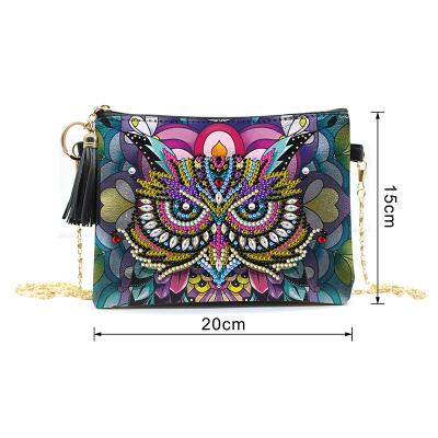 China Creative Handmade DIY Diamond Painting Coin Purse Diamond Mosaic Diamond Painting Handbag VANCY Good Quality ARTS DIY PU Handbag for sale