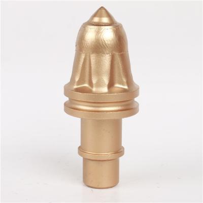 Cina High Durability Rock Cutting Hard Impact Resistant Carbide Tipped Bullet Cutter Bit Round Shank Teeth Rotary Drilling Rig Pick in vendita