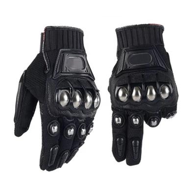 Κίνα Leather Motorcycle Guantes Motorcycle Gloves Summer Winter Full Finger Wear-Resistant Motocross Moto Racing Gloves προς πώληση