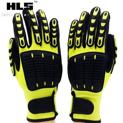 China 2019 Abrasion Resistant In Sale TPR Motorcycle Mechanical Composite Knitted Gloves à venda