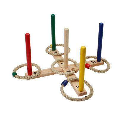 China Outdoor Sports Field Lawn Games Garden Yard Lawn Game Throwing Joint Ring Toss Game for sale