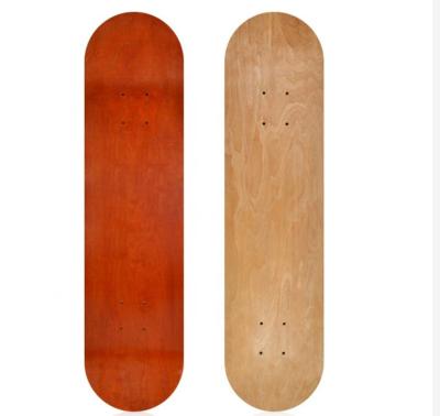 China Outdoor Sport Game Wholesale Colored 7 Layer Canadian Maple Random Color Skateboard OEM Empty Skateboard Decks for sale