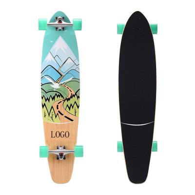 China Outdoor Game 37 Inch Land Surfboard Longboard Cruiser Skateboard For Beginner Land Surfing Practicing Skateboard for sale