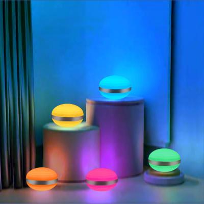 China NEW RGB Modern Rechargeable Smart Rhythm Music Night Light Support APP and Living Room Saturn Creative Light Remote Control for sale