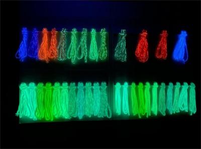 China Sewing Thread Luminous Yarn 150D Glow In The Dark Wool Yarn zu verkaufen