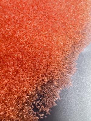 China Orange Plastikblasenmedien 0,5 mm Runde Polyamidpolierende Sands zu verkaufen