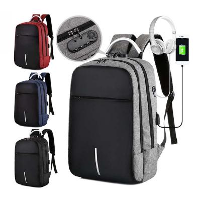 China With New Design Fashion Anti Theft Anti Theft Business Computing Laptop USB College School Multifunctional Unisex Backpack With Lock for sale