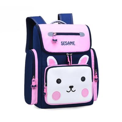 China Waterproof Unisex Cute Cartoon Animal School Backpacks England Style Stylish Sublimation Bookbags School Bag Custom Backpack For Grades 1-6 for sale