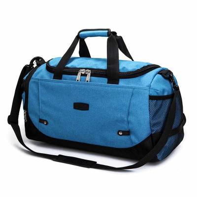 China 2021 fashion trend color men's Oxford gym multi-functional processed duffel bag Tote Shoe Travel Shoulder Bag for sale