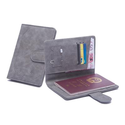 China Wholesale Stylish Popular Secure New Card Holder Passport Holders RFID Travel Credit Card Unisex Business Sublimation Ultra-thin Passport Cover for sale