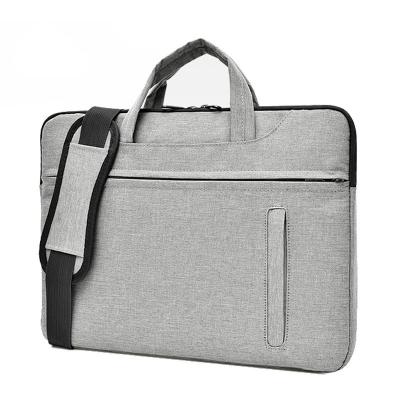 China Shockproof Men's Office Laptop Shoulder Computer Bag Business Bag Briefcase Portable Multifunctional Laptop Sleeve for sale