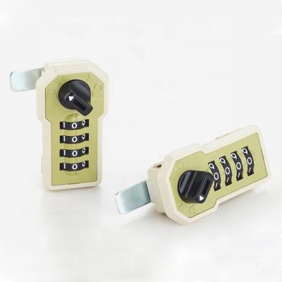 China AJF 9500 Modern Mechanical 4 Digit Combination Code Number Keyless Locker Locks For Furniture for sale