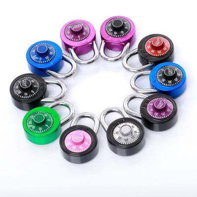 China School AJF USA Best Selling GYM Color Rotary Dial High Quality Zinc Alloy Combination Lock for sale