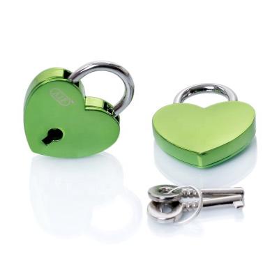 China AJF Mini Heart Engraved Zinc Alloy Lover Gift And Lover Lock for sale