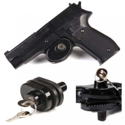 China AJF High Quality Zinc Alloy and Steel Latched Lock for Gun Protect Safe Trigger Gun Case Shotgun Gun Lock for sale