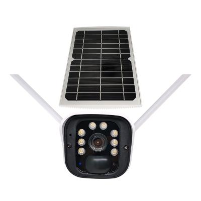 China Human Motion Tracking Sinovision Security Camera Solar Outdoor Wireless Home 1080p WiFi Spotlight Color Night Vision IP66 PTZ Battery Operated Camera for sale