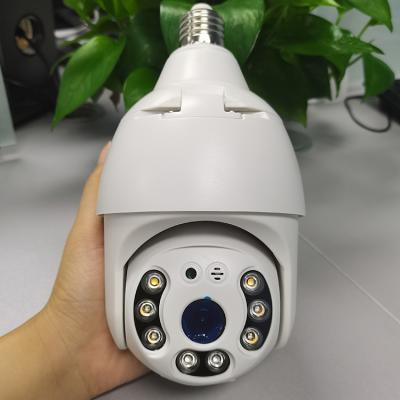 China NIGHT VISION Sinovision Popular Economical HD 2.0MP Tuya Wifi Camera PTZ 360 Degree Motion Detection Security Camera Wireless Bulb PTZ Camera for sale