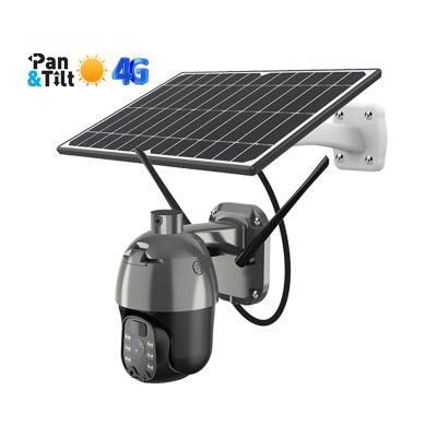 China Human Motion Tracking Camera HD 1080P PIR Alarm Motion Detection Outdoor Waterproof Sinovision Solar Battery PTZ Camera P2P CCTV 2MP 4G SIM Card WIFI for sale