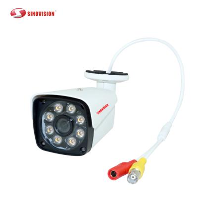 China NIGHT VISION Sinovision 4 in 1 Camera HD 2MP 1920x1080P IP66 Bullet Night Vision AHD Warm Lights Outdoor Full Color Waterproof CCTV Camera for sale