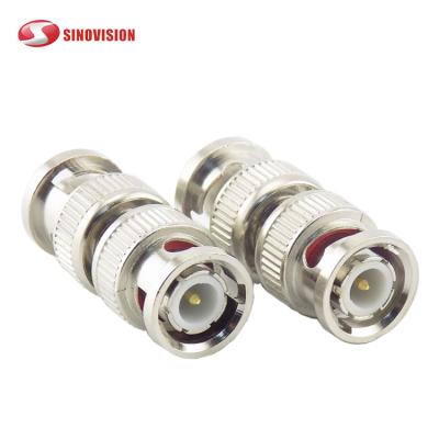 China BNC Male To SMA Male RF SINOVISION CCTV Camera Security Video Surveillance System Connector Coaxial RF Converter Male To Bnc Male Coupler for sale