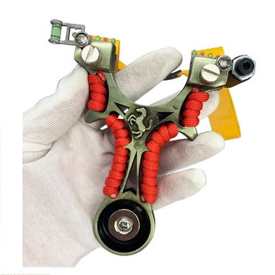 China Slingshot Catapult Hunting Hunting Shooting Toys High Quality Outdoor Kids Shooting Game Stainless Steel Rubber Band for sale