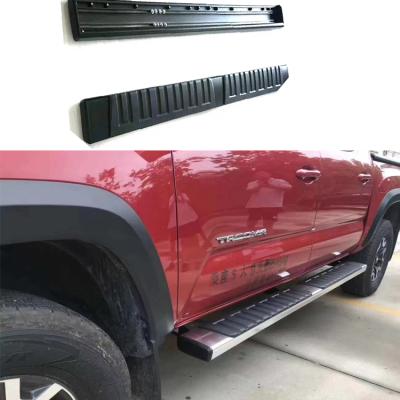 China Factory-Direct Black Offroad Aluminum Side Step Replacement Running Boards Parts High Performance Steel Running Panel For F150 2015+ for sale