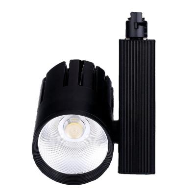 China 2-4 Wire 40W Focus Lamp Spot Light Fixtures Surface Mounted Spotlights Fence COB Led Track Light for sale