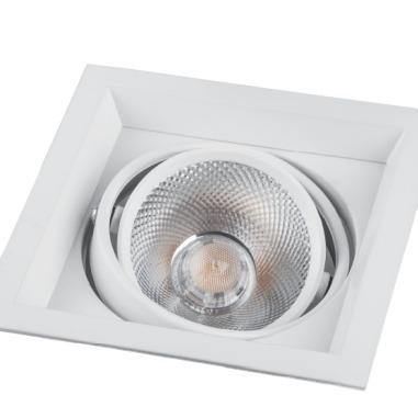 China 2021 modern new design led cob grill lamp square recessed led downlight for home room use for sale