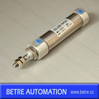 China Mini Low Speed ​​Pneumatic Cylinder /Air Aluminum Cylinder CDJ2B SMC Type Series for sale