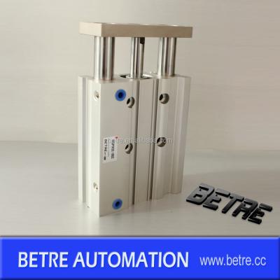 China New Three Rod Guided Pneumatic Cylinder SMC type MGPM32-100Z of aluminum alloy for sale