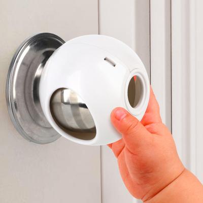 China Round Door Knob Kids Door Handle Safety Cover Baby Safety Door Cover Child Safety Knob New Design For Round Door Handle for sale