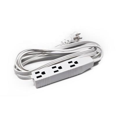 China Home Appliance Desk Indoor Floor Extension 3 Outlets, 3 Prong, Low-Profile Right Angle Flat Plug for sale