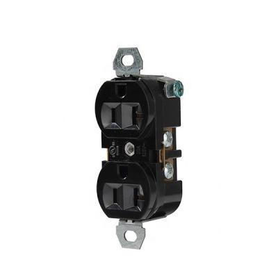 China Industrial Commercial Hot Selling Electrical American Twin Socket for sale