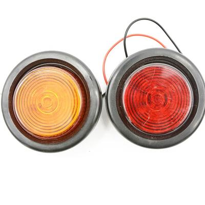 China PVC 3.5 Inch 12V LED Circular Custom Production Lights Truck Side Lights GM Spotting Lights Automotive Refit for sale