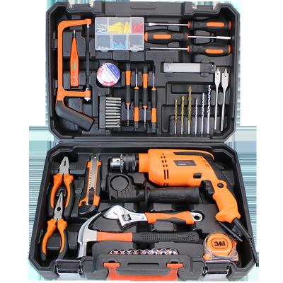 China Indoor or Outdoor Garden Hardware Tool Combination Set Electric Drill Impact Drill Household Tools for sale