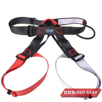 China Polyester+Strong Filament Climbing Safety Belt Equipment Seat Belt Safety Outdoor Inclined High Altitude Pants for sale