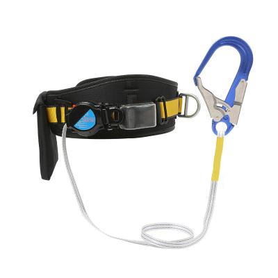 China Outdoor High Altitude Type Single Outdoor Crowd Work Safety Speed ​​Difference Belt Construction Site Construction Waist Safety Belt Anti-Fall Suit for sale