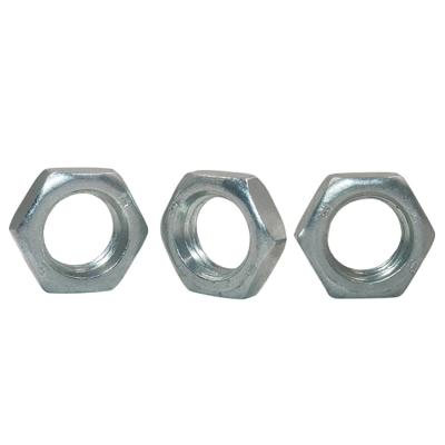 China General Industry Customized Galvanized Steel Color-Plated Positive Standard Hex Nut for sale