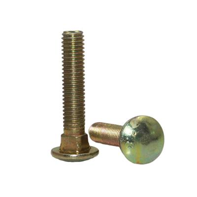 China Bestseller Steel Bolt Factory Carriage Bolt Mushroomhead Bolt For Attachment for sale