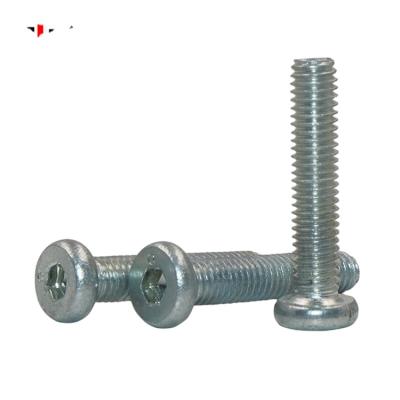 China Steel Hot Selling Knob Stainless Steel Knob Hex Machine Steel Socket Pan Head Screw for sale