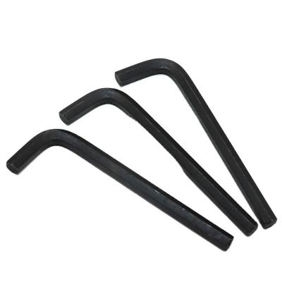 China Carbon Steel Hexagon Wrench Allen Wrench L-Shaped Metric Hex for sale