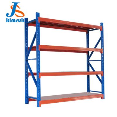 China Corrosion Protection Medium Duty Steel Bulk Storage Racks Industrial Shelving for sale