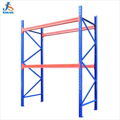 China KIMSUK Durable Heavy Duty Steel Pallet Racks For Warehouse Shelving for sale